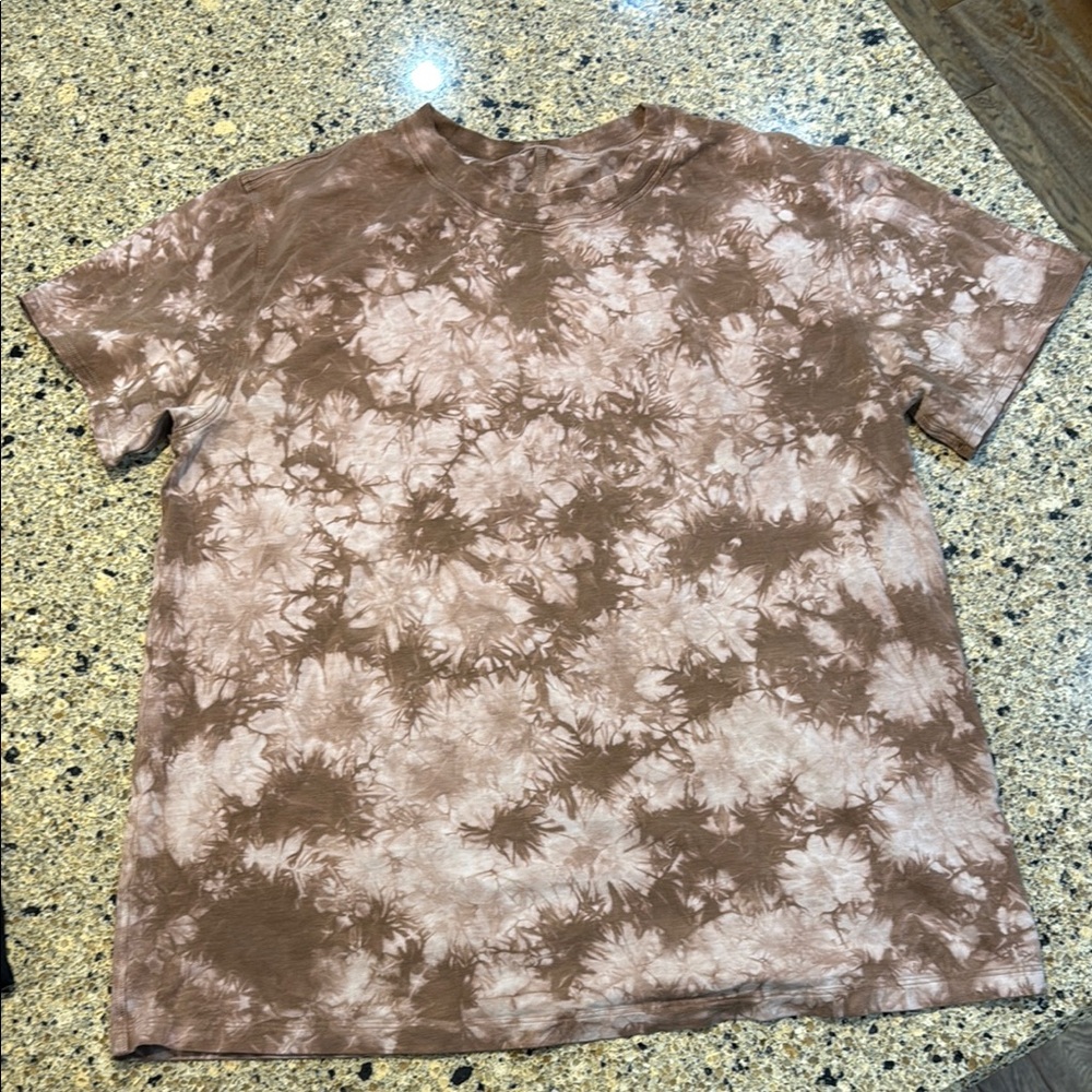 Women Brown Tie-Dye Shirt - Lululemon